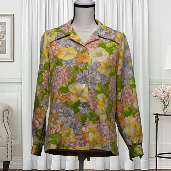 Vintage Floral Shirt - Picture 4 of 6